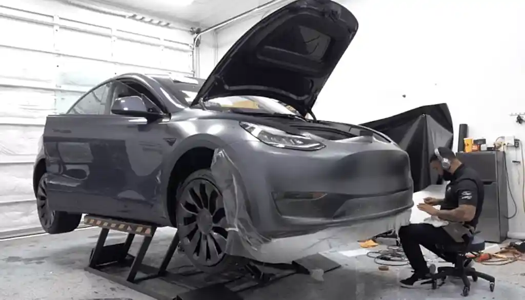 paint protection film para tesla